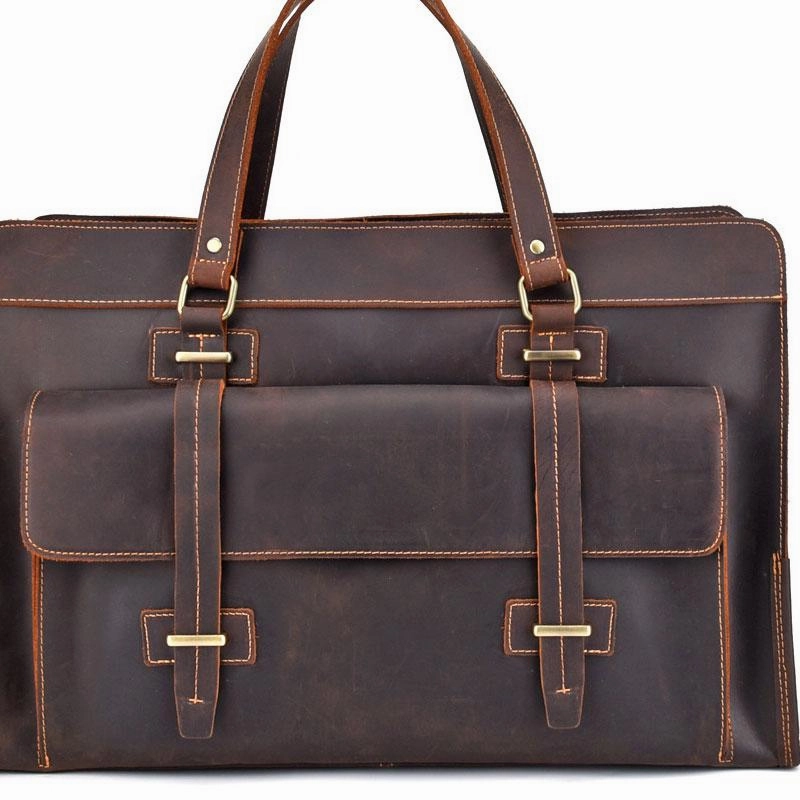 Cool Leather Mens Large Vintage Overnight Bag Weekender Bag Travel Bags For Men Sleek Outline Farm Visit