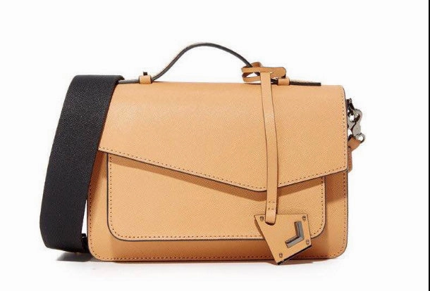 Handmade Genuine Leather Handbag Crossbody Bag Shoulder Bag Purse For Women Elegant Line