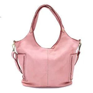 Julia Slouchy Tote in Blush Pink Fabric Tote