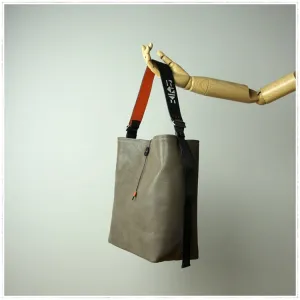 Essential Companion Large Womens Olive Green Leather Shoulder Barrel Tote Bag Bucket Tote Handbag Purse Work Bag for Ladies