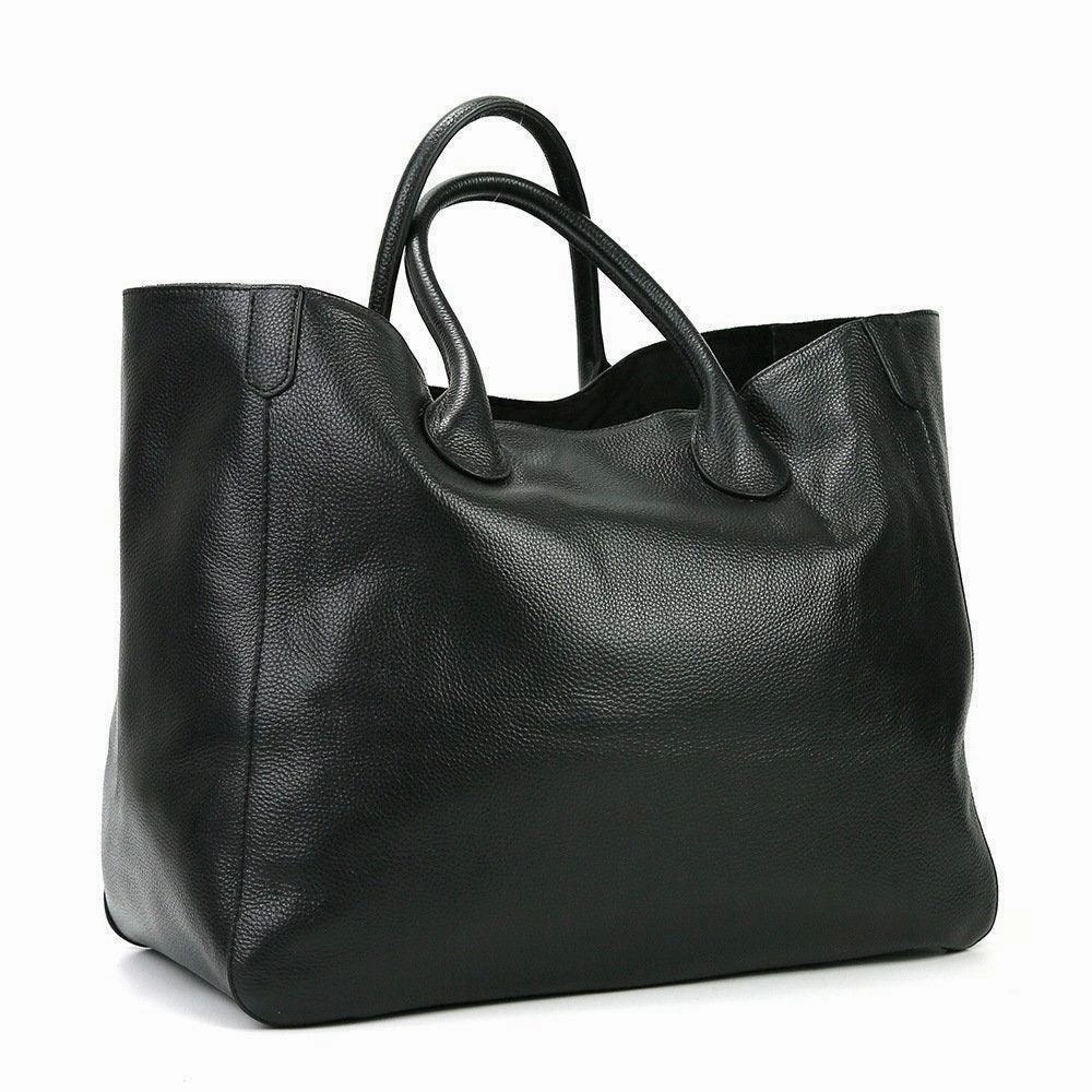 Essential Fashion Large Designer Leather Tote Bag ?? Cowhide Leather Classic Bag ?? Must-have Fashion DesignerBag ?? Leather Weekend Bag??Christmas gifts