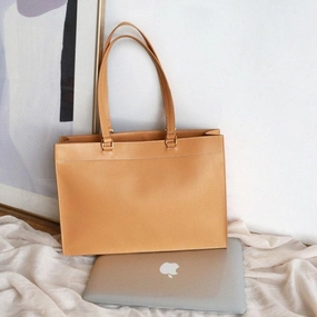 Leather Handbag Personalized Christmas Gift for her, Office Bag, Leather Tote Bag, Leather Shoulder Bag, Leather Purse, Office Purse Simple Aesthetic Modern Utility