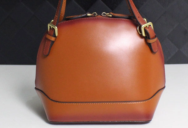 Polished Elegance Leather handbag shoulder bag yellow brown black red gray for women leather crossbody bag