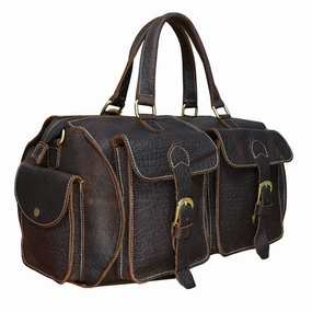 Leather Mens Cool Weekender Bag Vintage Travel Bag Duffle Bag for Men Storage Solution