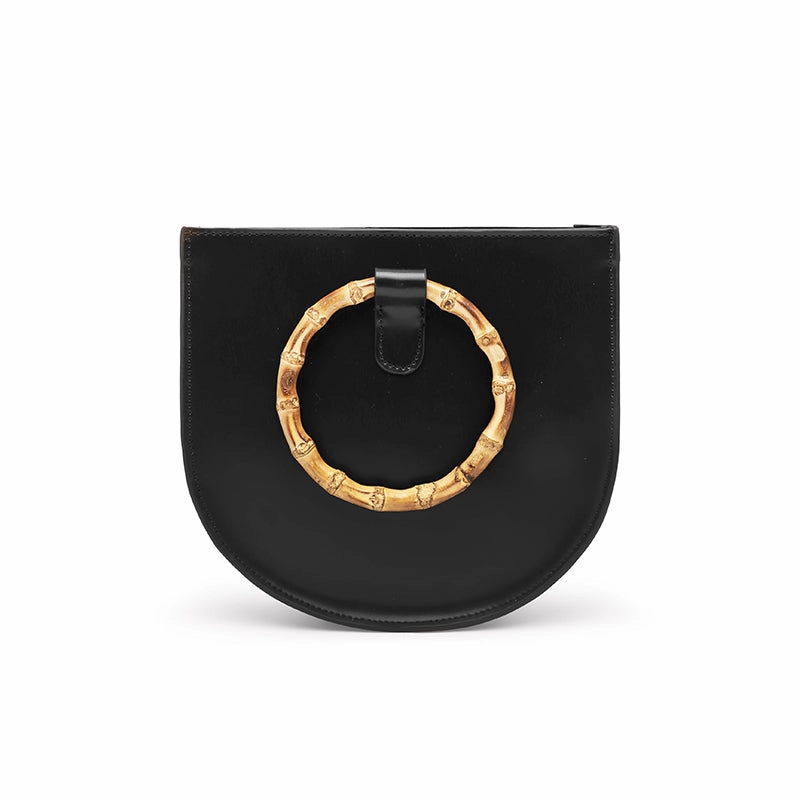 Fashion Statement Functional Accessory Leather Womens Round Handbags Saddle Shoulder Bag For Women