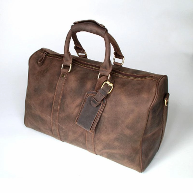 Light Carry Clean Storage Cool Leather Mens Weekender Bags Travel Bag Shoulder Bags for Men