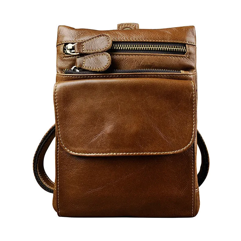 Classic Symmetry Timeless Craft Leather Belt Pouch for Men Waist Bag BELT BAG Cell Phone Holster Shoulder Bag For Men