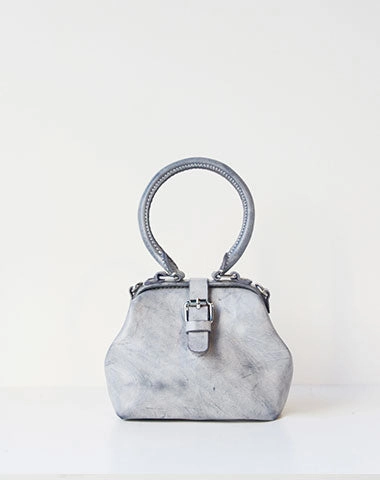 Functional Storage Handmade leather handbag doctor bag shoulder bag cossbody bag purse women