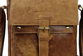 Genuine Leather Messenger Bag Cross Body Cool Chest Bag Sling Bag Travel Bag Hiking Bag For Men Functional Accessory