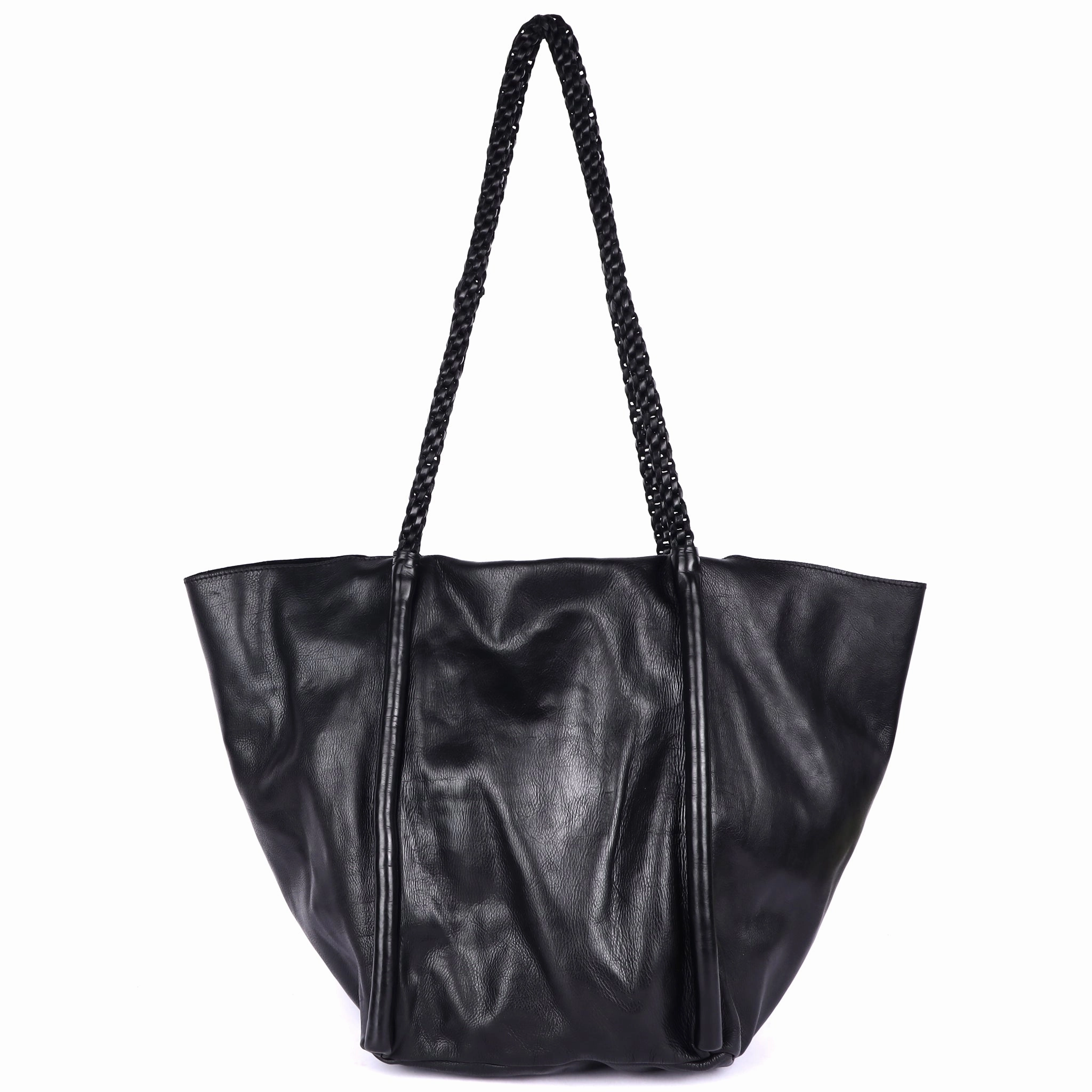 Voyage Leather Tote Bag (Lg) Simple Function Stylish Detail