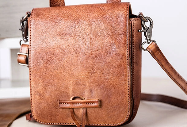 Genuine Leather Handbag Tassel Crossbody Bag Shoulder Bag Purse For Women Daily Edge