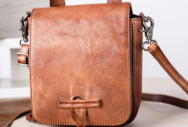 Simple Choice Genuine Leather Handbag Tassel Crossbody Bag Shoulder Bag Purse For Women