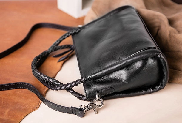 Lightweight duffel bag Handmade vintage handbag tote bag leather crossbody bag purse shoulder bag women