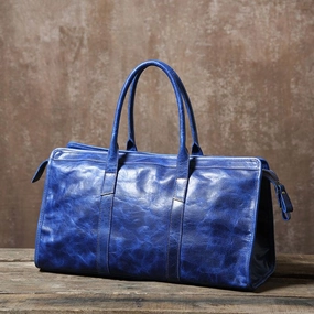 Leather Mens Large Weekender Bag Travel Bag Cool Duffle Bag Shoulder Bag for Men Shoulder Strap