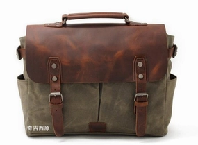 Mens Waxed Canvas Camera Side Bag Camera Messenger Bag Courier Bag Camera Shoulder Bag for Men Comfort functionality Daily Functionality