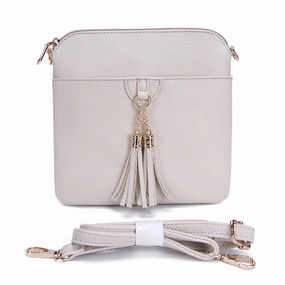 Streamlined Form Classic bag for outings Middleburg Crossbody - Ivory