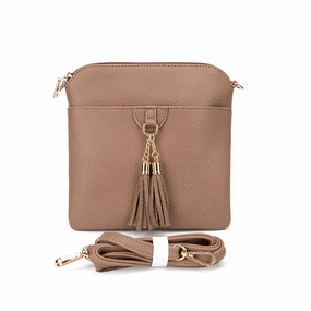 Middleburg Crossbody - Khaki Trendy designer clutch Versatile Design