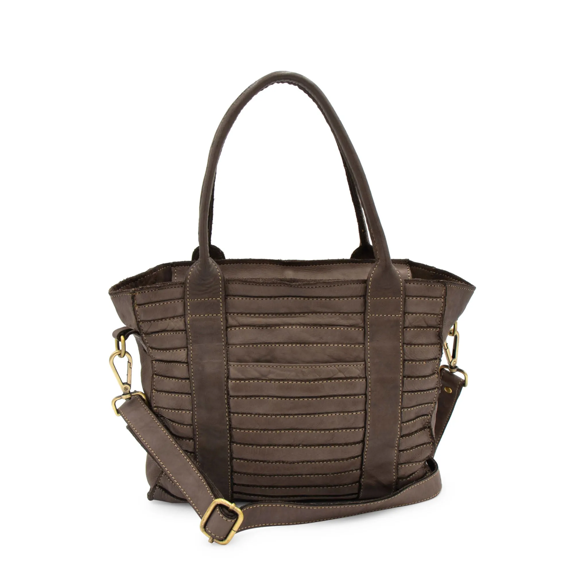 Milan Tote in Mushroom Daily Routine