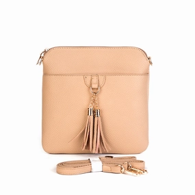 Subtle Detail Middleburg Crossbody - Light Beige
