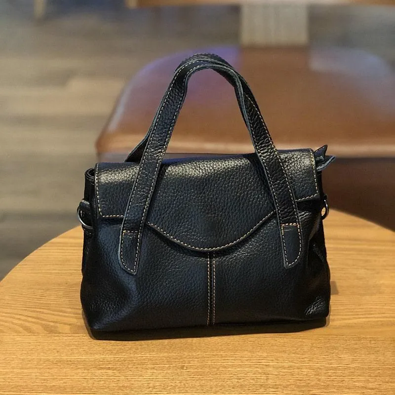 Minimalist Leather Handbag, Leather Crossbody Purse, Small Minimalist Leather Shoulder Bag, Valentines Day Gift, Anniversary Gift for Her Lightweight Design Elegant Form