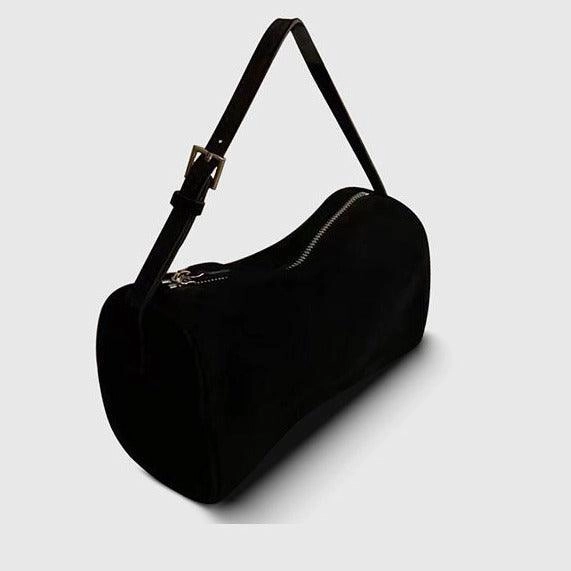 Urban Outfit Travel Ready Lambskin Leather Boston Bag Mini Designer Bag, Leather Box Bag, Classic Leather Handbag, Minimalist Genuine Leather Purse