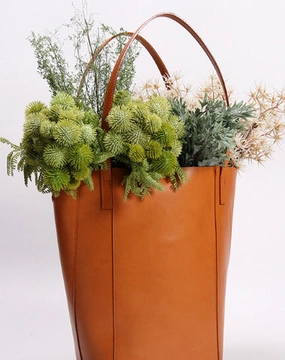 Handmade Leather Tote Purse Bucket Bag Handbag Shoulder Bag Large for Women Leather Shopper Bag Relaxed Chic Look