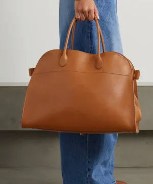 Versatile Genuine Leather Tote Bag - Women's Boston Shoulder Bag for Everyday Commute, Luxury Designer Bag Compact Comfort