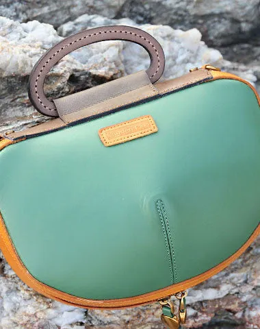 Durable feature Handmade handbag Saddle purse leather crossbody bag purse shoulder bag for women