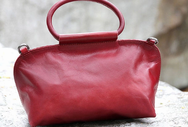 Handmade handbag purse leather crossbody bag purse shoulder bag for women Casual Style