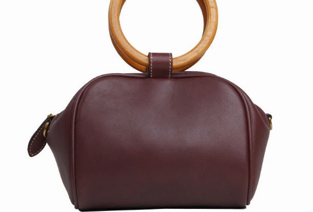 Genuine Leather Cute Doctor Bag Handbag Crossbody Bag Shoulder Bag Women Leather Purse Daily Fashion