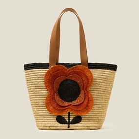Monday Tote - 3D Flower Clementine Comfort Carry