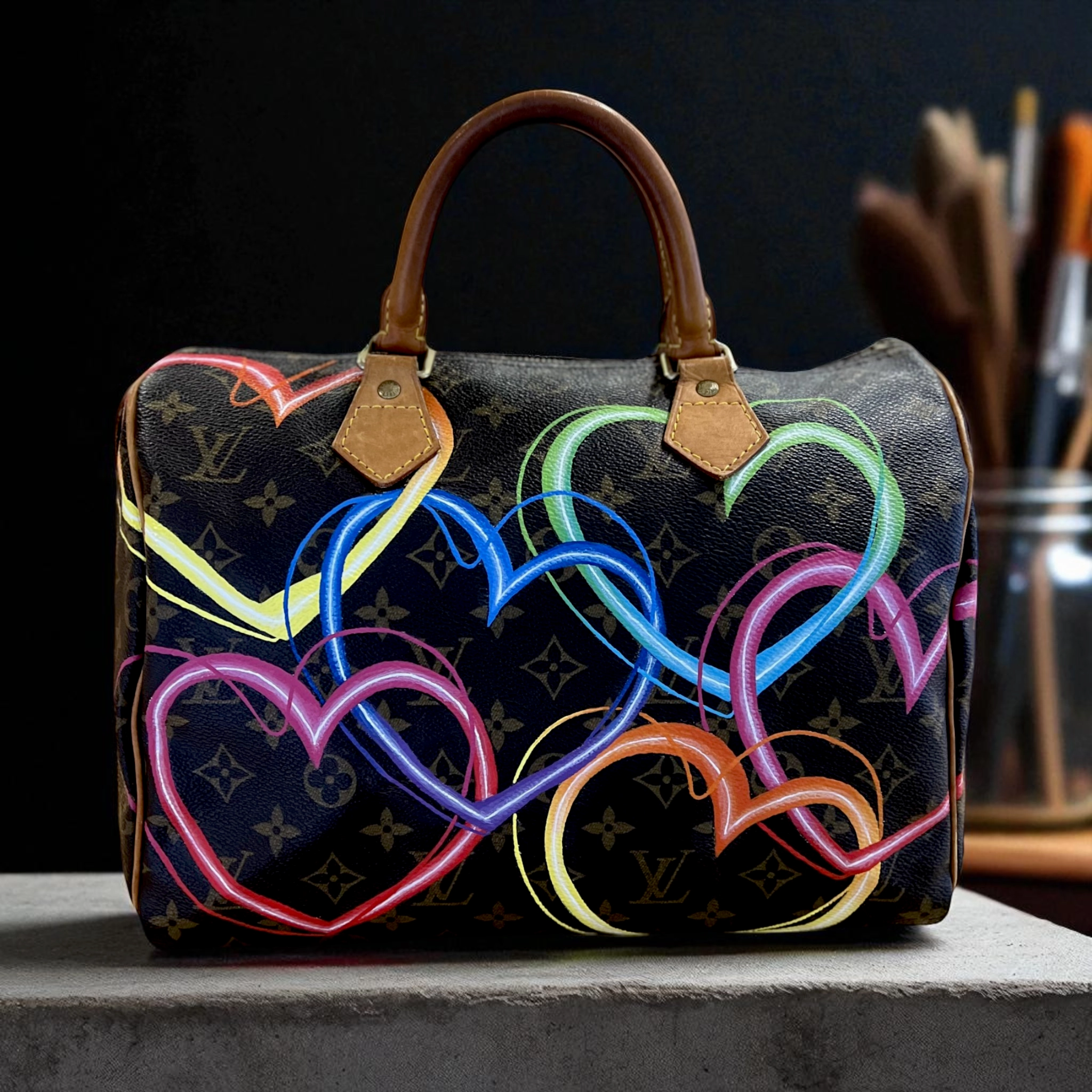 Neon Hearts Travel convenience