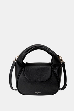 Large Shopping Bag Oryany - Anaan Medium Satchel Tote ?C Top Handle Crossbody Bag - Black Leather