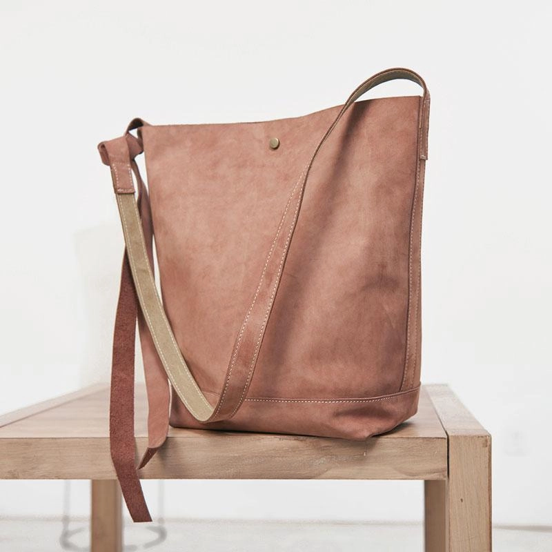 Mens Leather Cool Shoulder Tote Bag Messenger Bag Tote Side Bag for Men Lightweight Functionality Compact accessory