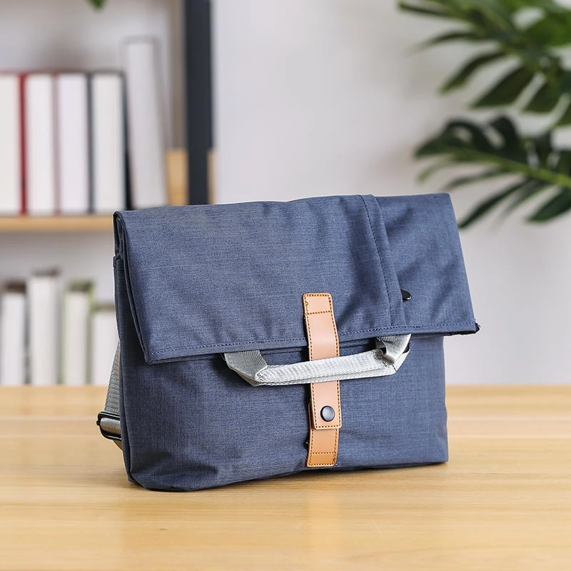 Simple Gear Oxford fabric Mens Side Bag Blue Handbag Tote Bag Messenger Bag Tote For Men