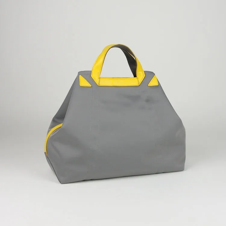 Light Green Womens Nylon Handbag Totes Light Green Womens Nylon Leather Shoulder Tote Purse for Ladies Classic Evening