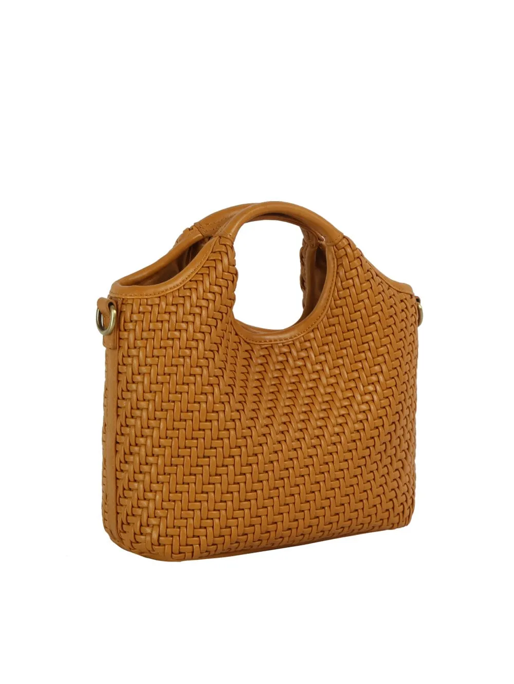 MEE0056 Anika Woven Tote/Crossbody Bag Ideal for quick and easy access to all your belongings