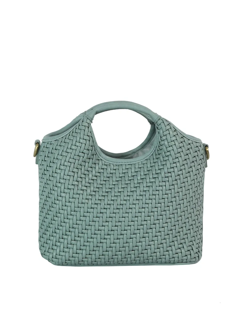 Urban Commuter Gear Secure Zipper MEE0056 Anika Woven Tote/Crossbody Bag