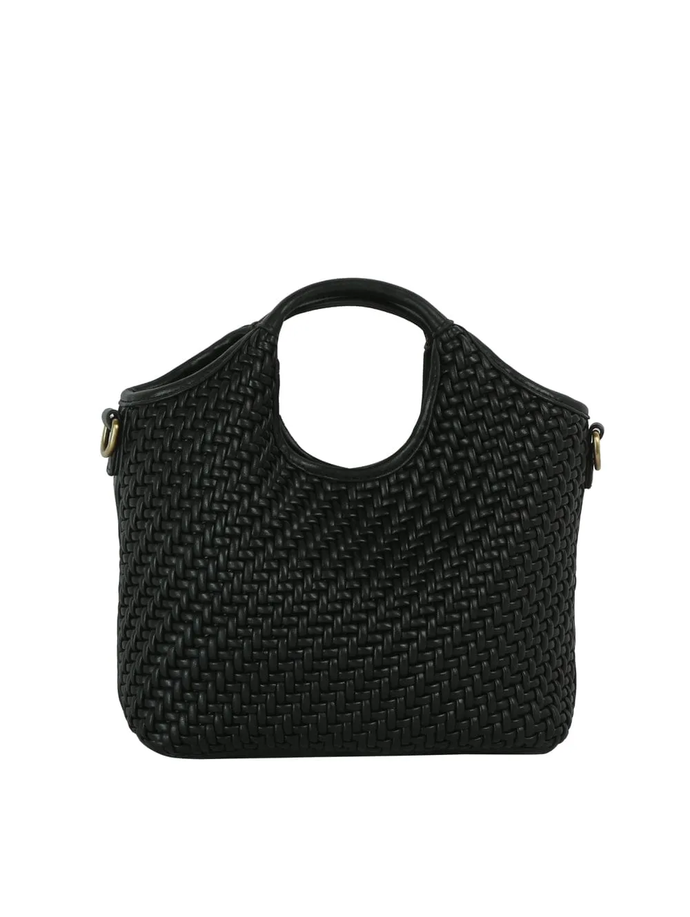 Functional utility Everyday Comfort MEE0056 Anika Woven Tote/Crossbody Bag
