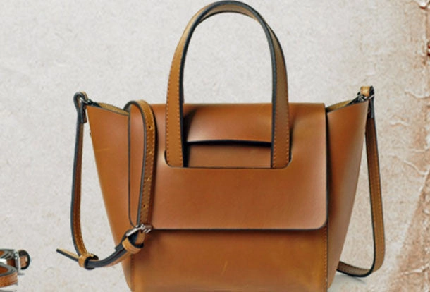 Minimalist Design Handmade Vintage Leather Womens Handbag Shoulder Bag for Women
