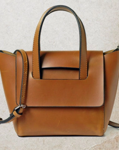 Sleek Finish Handmade Vintage Leather Womens Handbag Shoulder Bag for Women