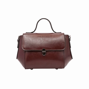 LEATHER Doctor WOMEN Handbag Purse SHOULDER BAG Purse FOR WOMEN Classic Construction Logo Detail