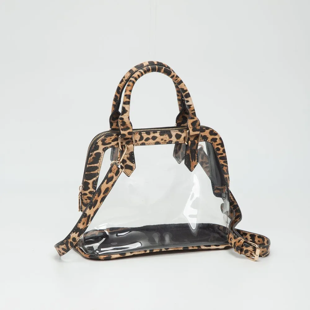 Effortless Carry TG10773 Analise Clear Satchel/Crossbody Bag