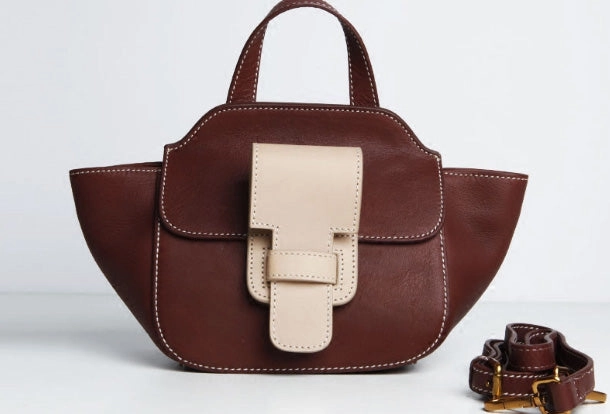 Genuine Leather Cute Bat Handbag Crossbody Bag Shoulder Bag Women Leather Purse Chic Look Chic Design