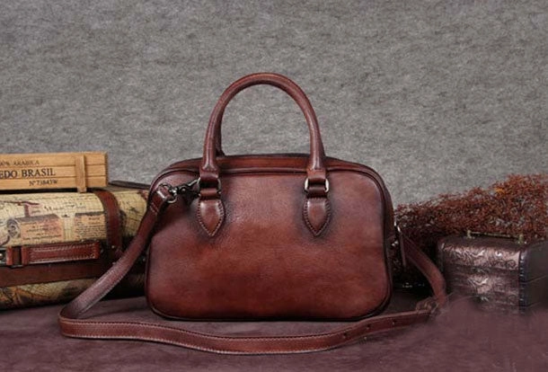 Genuine Leather Vintage Handbag Bag Shoulder Bag Crossbody Bag Purse Clutch For Women Fashion Vibe