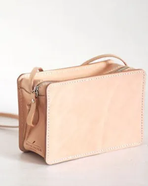 Handmade Leather crossbody bag purse shoulder bag for women girl Smart Storage Compact Companion