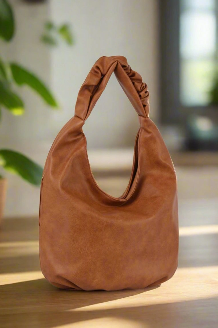 Stylish Journey JY0522M Moira Scrunch Handle Hobo Bag