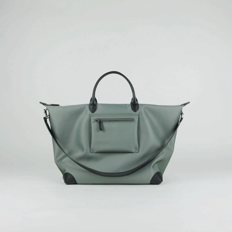 Adjustable Strap Green Womens Nylon Shoulder Totes Green Womens Nylon Shoulder Handbag Nylon Handbag Purse for Ladies