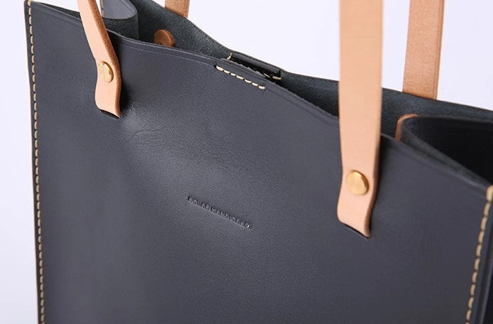 Handmade Leather Womens Tote Purse Handbag Tote Bag Work Tote Bag For Women Elegant Construction Evening Ready