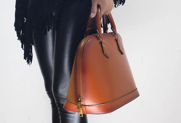 Genuine Leather purse handbag shopper bag for women leather bag Chic Form Casual Essential